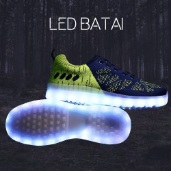 Tamsiai mėlyni LED batai