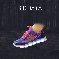 Violetiniai LED batai