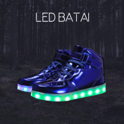Mėlyni LED batai