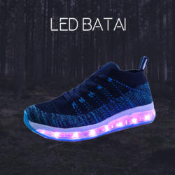 Mėlyni LED batai