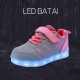 Pilki ir rožiniai LED batai